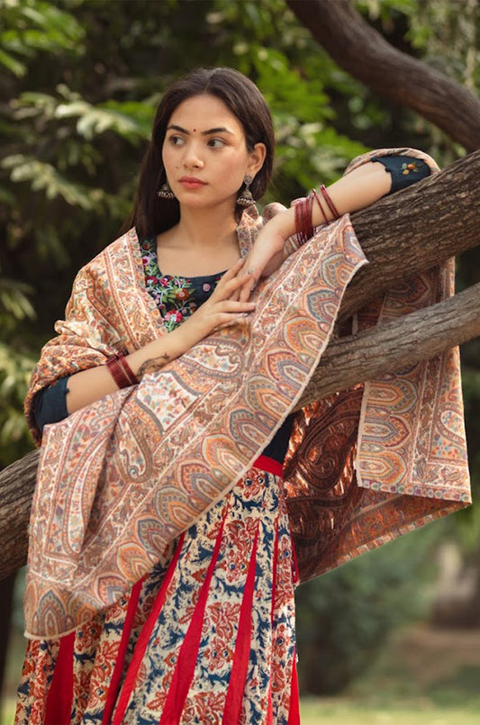 Multicolour Kani shawls