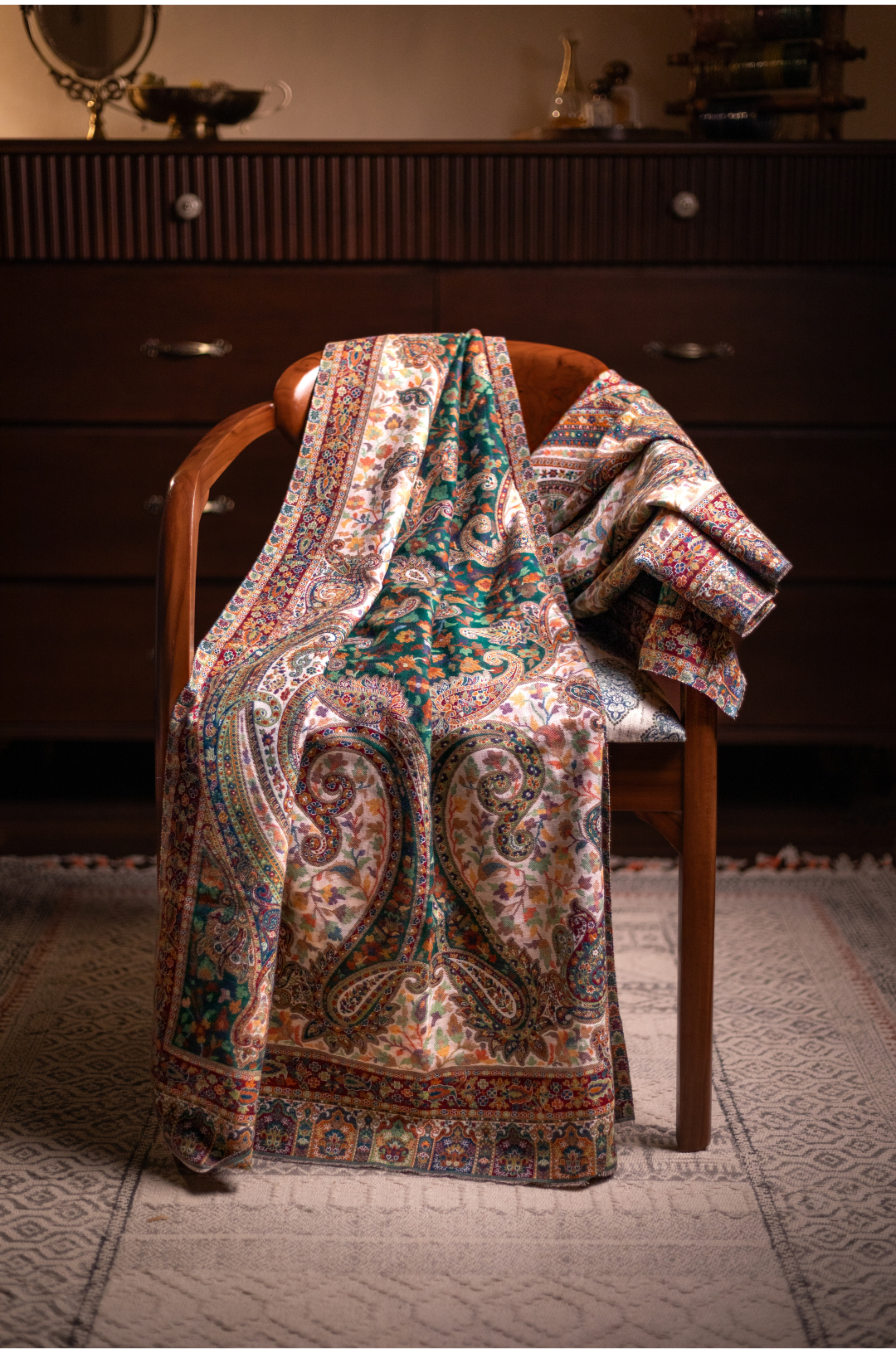 Green Kani Shawl
